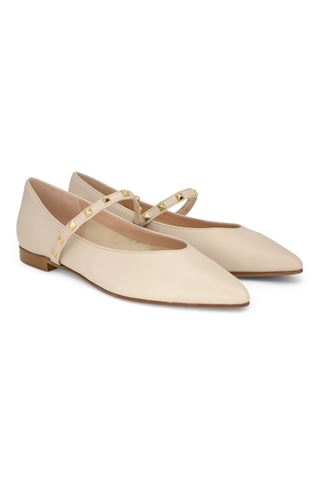 Ballerina in nappa colore beige. DETAIL | 268BO-NAPPA FOSSILE